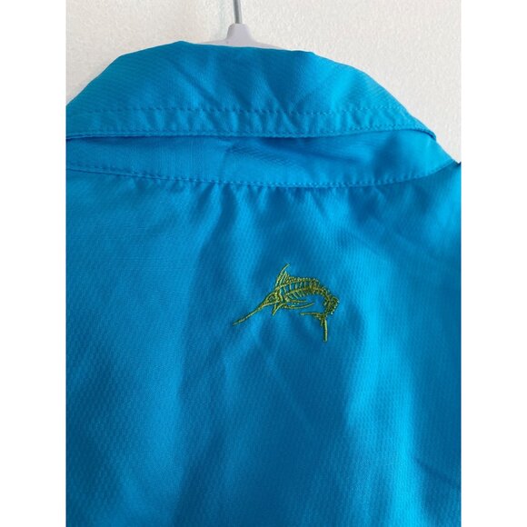 World Wide Sportsman Mens Blue Short-Sleeve Fishing Shirt With Pockets Size L - Picture 4 of 7